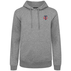 Gray Minnesota Twins Levelwear Podium Primary Pullover Hoodie