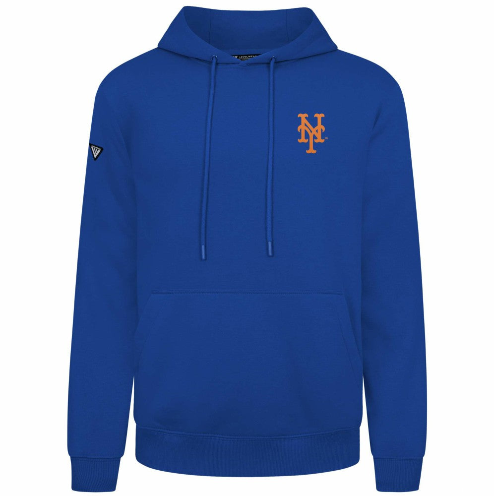 Royal New York Mets Levelwear Podium Primary Pullover Hoodie