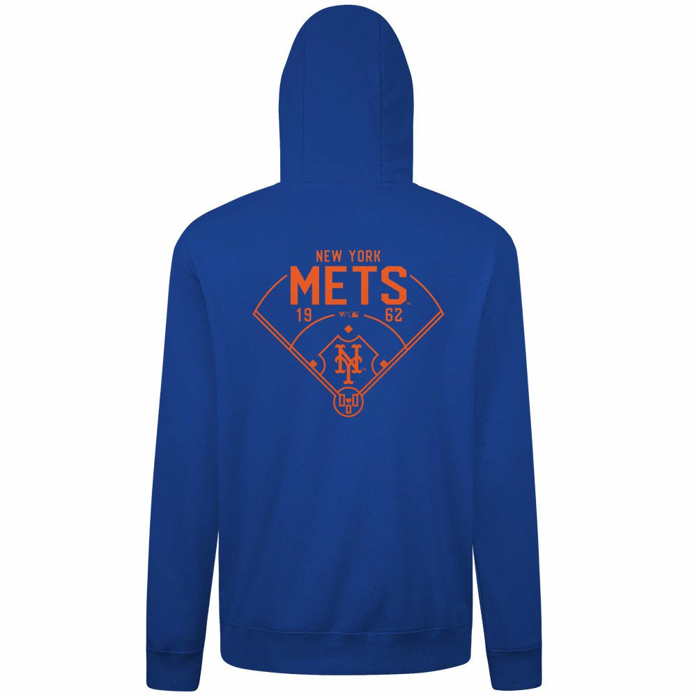 Royal New York Mets Levelwear Podium Primary Pullover Hoodie