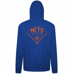 Royal New York Mets Levelwear Podium Primary Pullover Hoodie