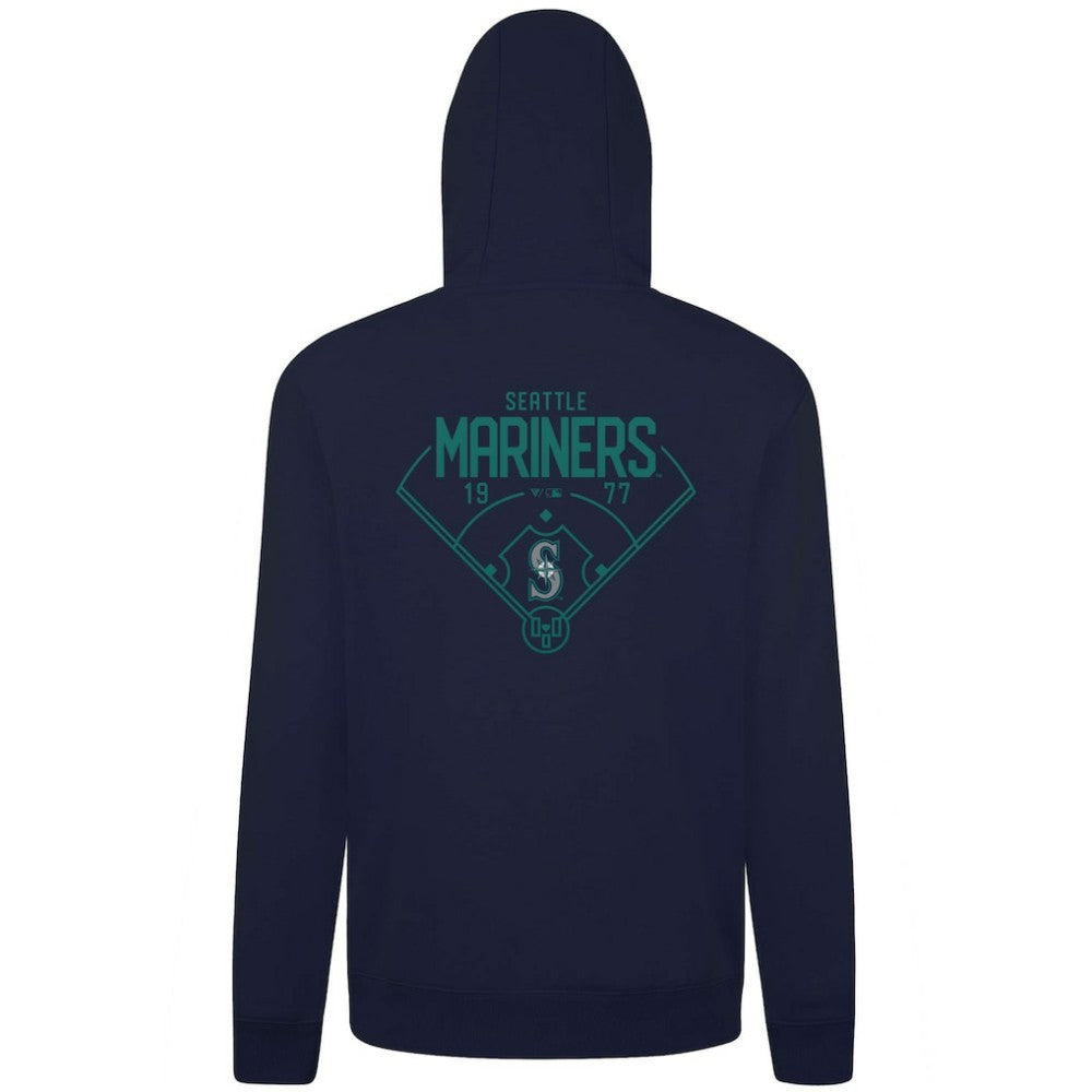 Navy Seattle Mariners Levelwear Podium Primary Pullover Hoodie