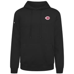 Black Cincinnati Reds Levelwear Podium Primary Pullover Hoodie