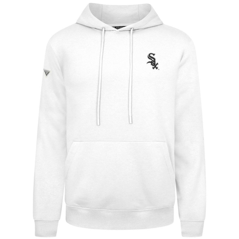 White Chicago White Sox Levelwear Podium Primary Pullover Hoodie