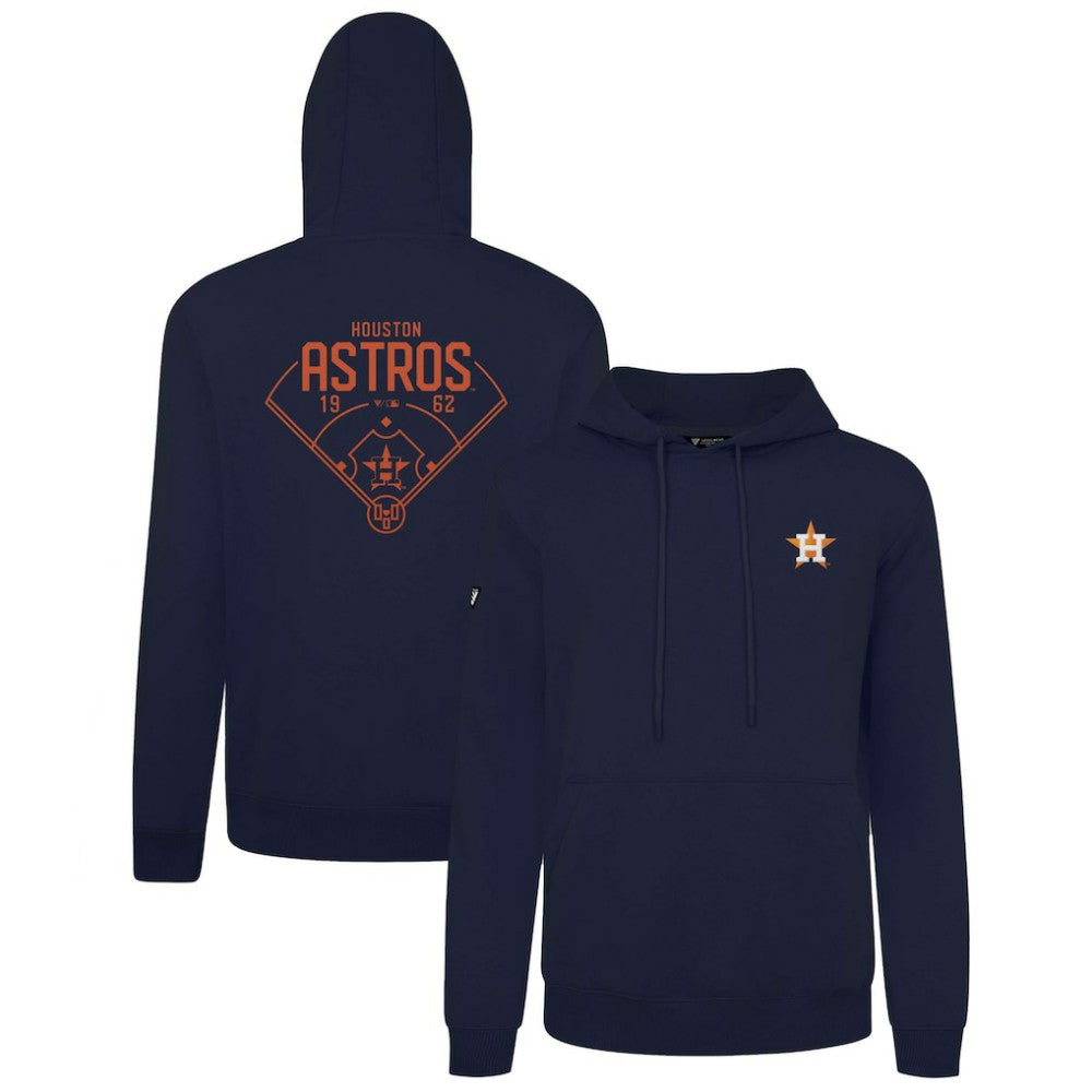 Navy Houston Astros Levelwear Podium Primary Pullover Hoodie