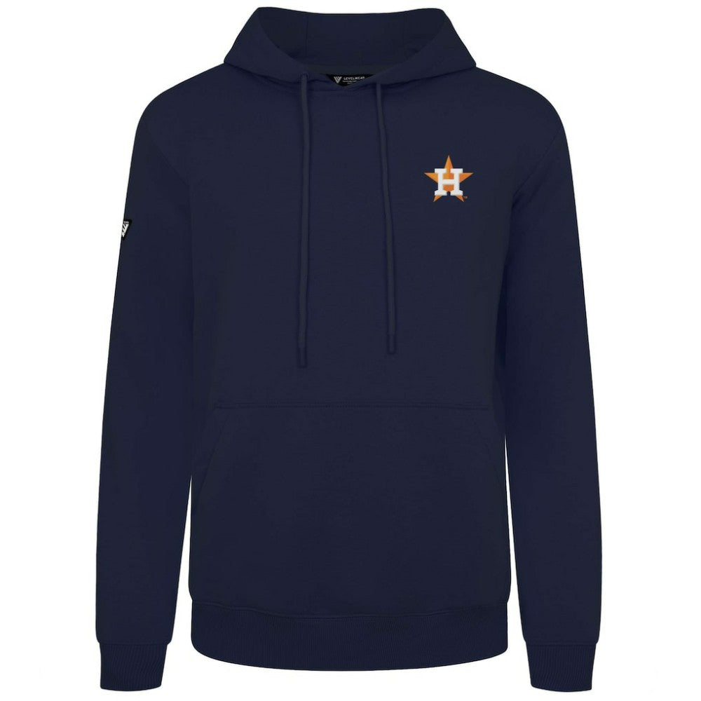 Navy Houston Astros Levelwear Podium Primary Pullover Hoodie