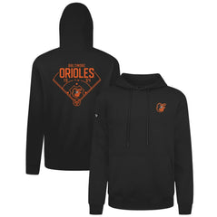 Black Baltimore Orioles Levelwear Podium Primary Pullover Hoodie