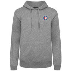 Gray Chicago Cubs Levelwear Podium Primary Pullover Hoodie