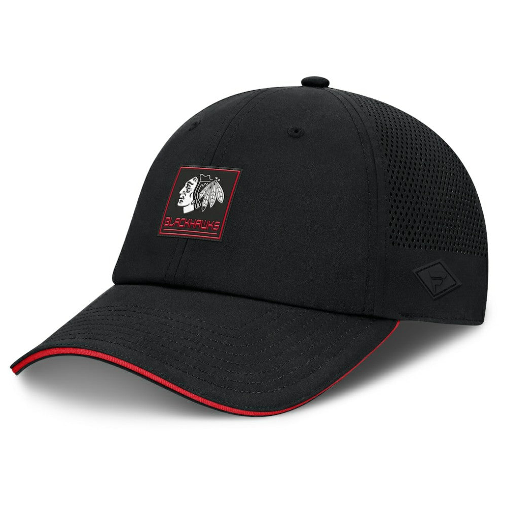 NHL Chicago Blackhawks Fanatics Driver Adjustable Hat