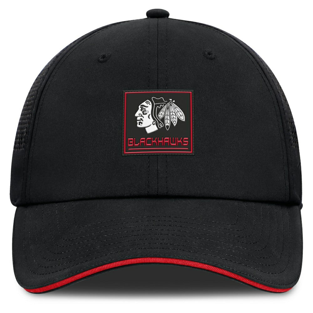 NHL Chicago Blackhawks Fanatics Driver Adjustable Hat