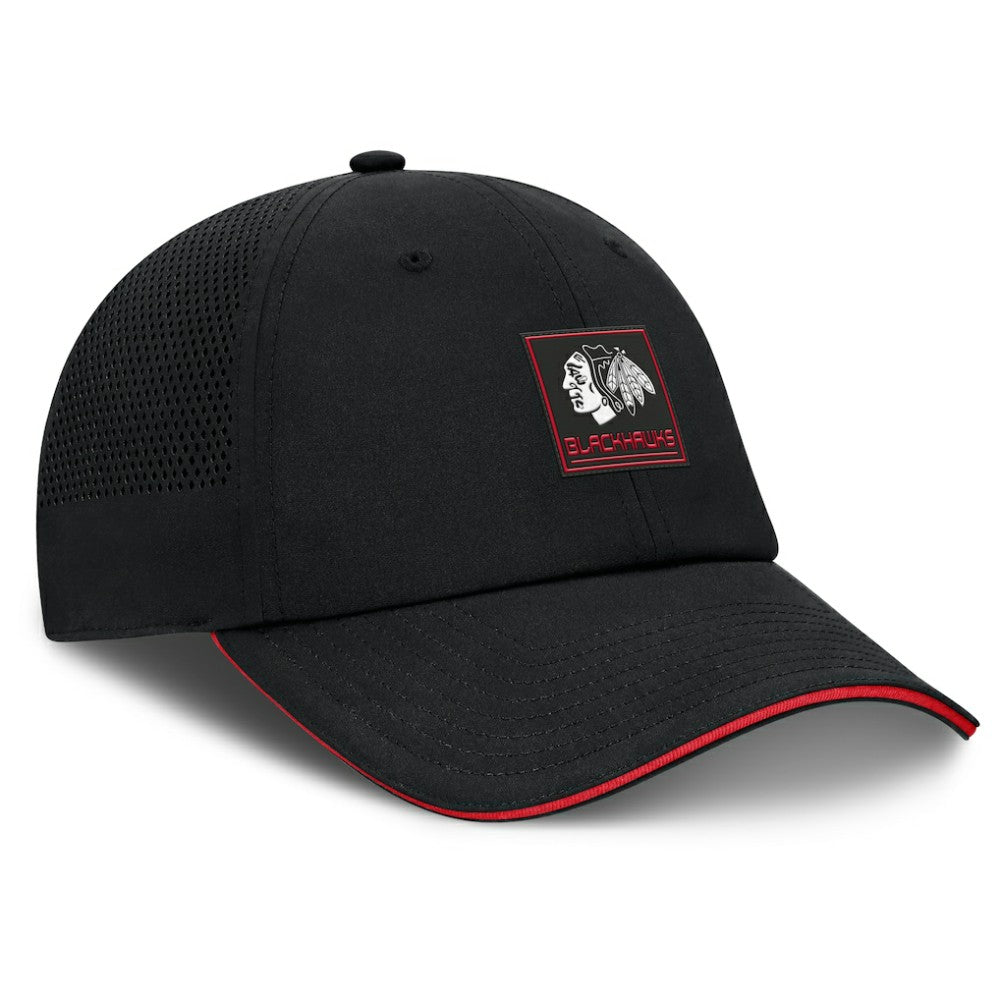 NHL Chicago Blackhawks Fanatics Driver Adjustable Hat