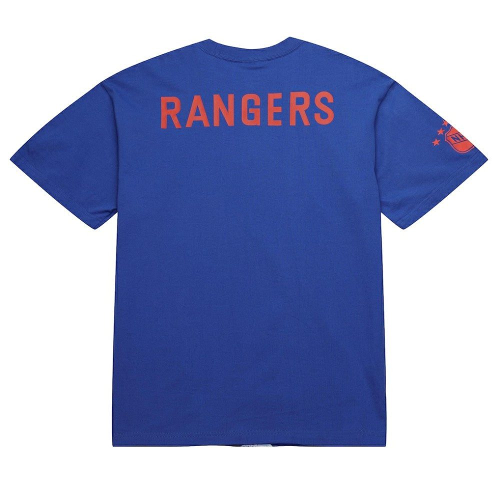 NHL Mark Messier New York Rangers Mitchell & Ness NHL Ultimate Player Vintage Logo T-Shirt