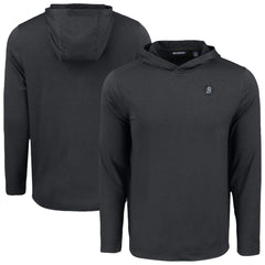 Black Baltimore Orioles Cutter & Buck Coastline Epic Comfort Recycled Eco Hoodie Long Sleeve T-Shirt