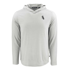 Gray Chicago White Sox Cutter & Buck Coastline Epic Comfort Recycled Eco Hoodie Long Sleeve T-Shirt
