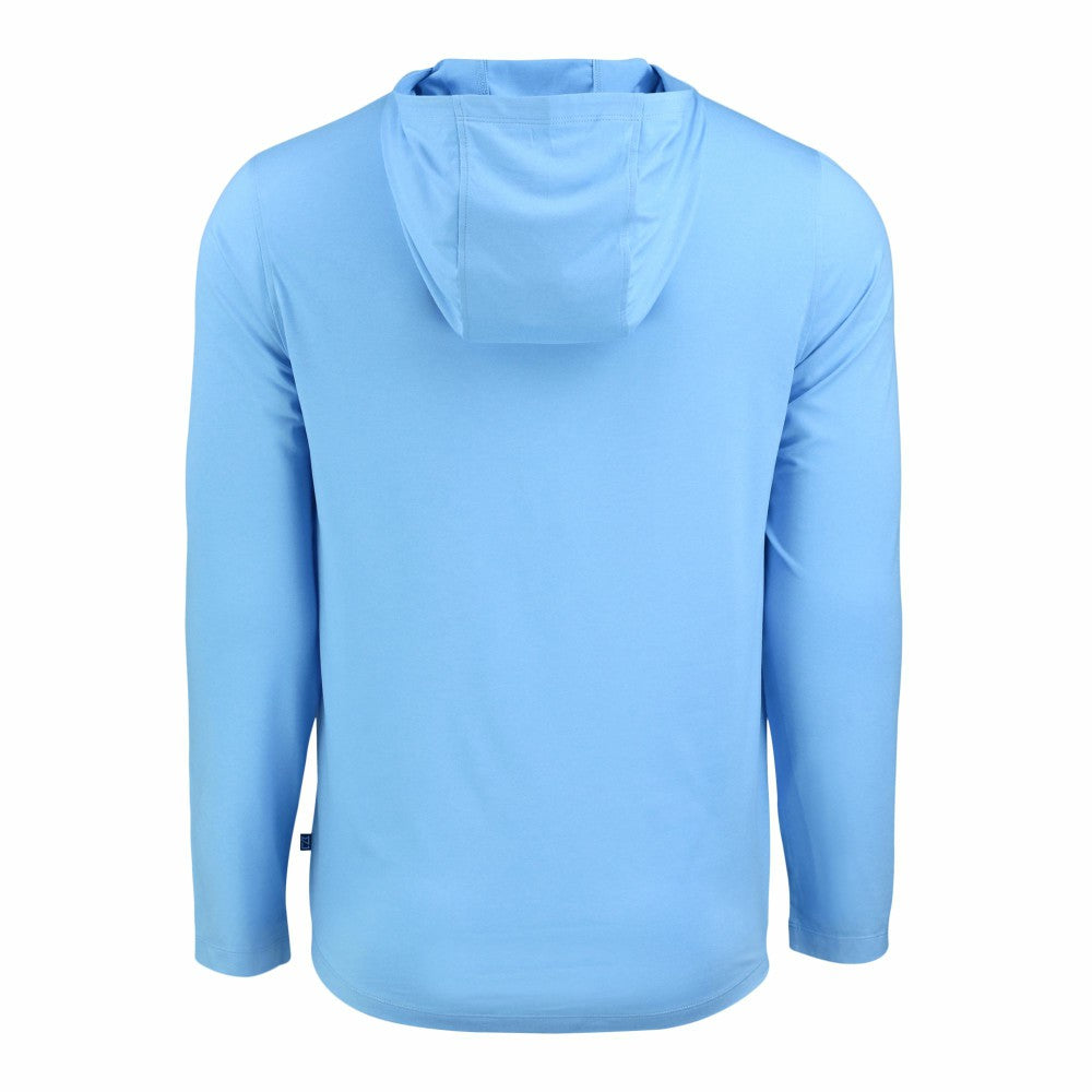 Powder Blue Kansas City Royals Cutter & Buck Coastline Epic Comfort Recycled Eco Hoodie Long Sleeve T-Shirt
