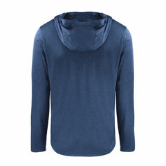 Navy Los Angeles Angels Cutter & Buck Coastline Epic Comfort Recycled Eco Hoodie Long Sleeve T-Shirt