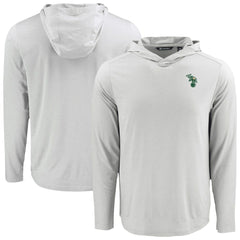Gray Athletics Cutter & Buck Coastline Epic Comfort Recycled Eco Hoodie Long Sleeve T-Shirt