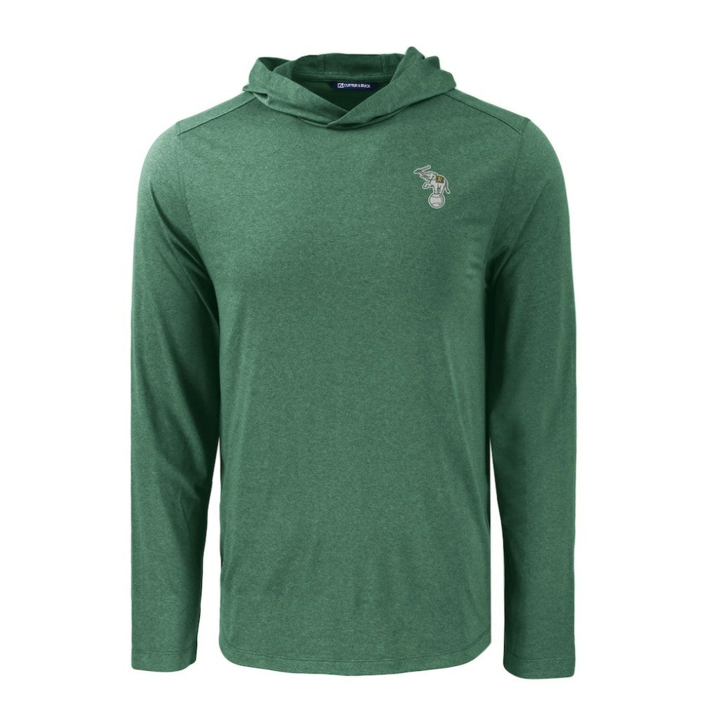 Green Athletics Cutter & Buck Coastline Epic Comfort Recycled Eco Hoodie Long Sleeve T-Shirt