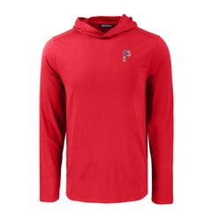 Red Pittsburgh Pirates Cutter & Buck Coastline Epic Comfort Recycled Eco Hoodie Long Sleeve T-Shirt