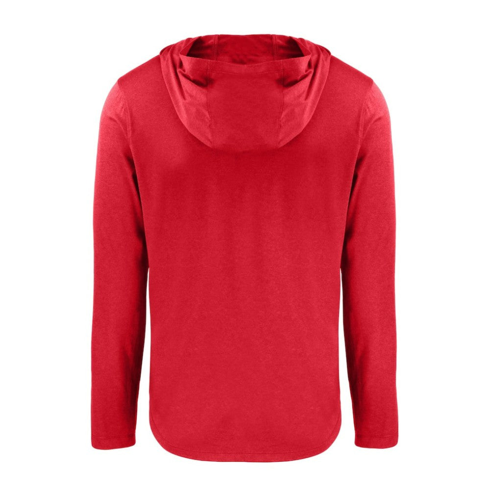Red Seattle Mariners Cutter & Buck Coastline Epic Comfort Recycled Eco Hoodie Long Sleeve T-Shirt