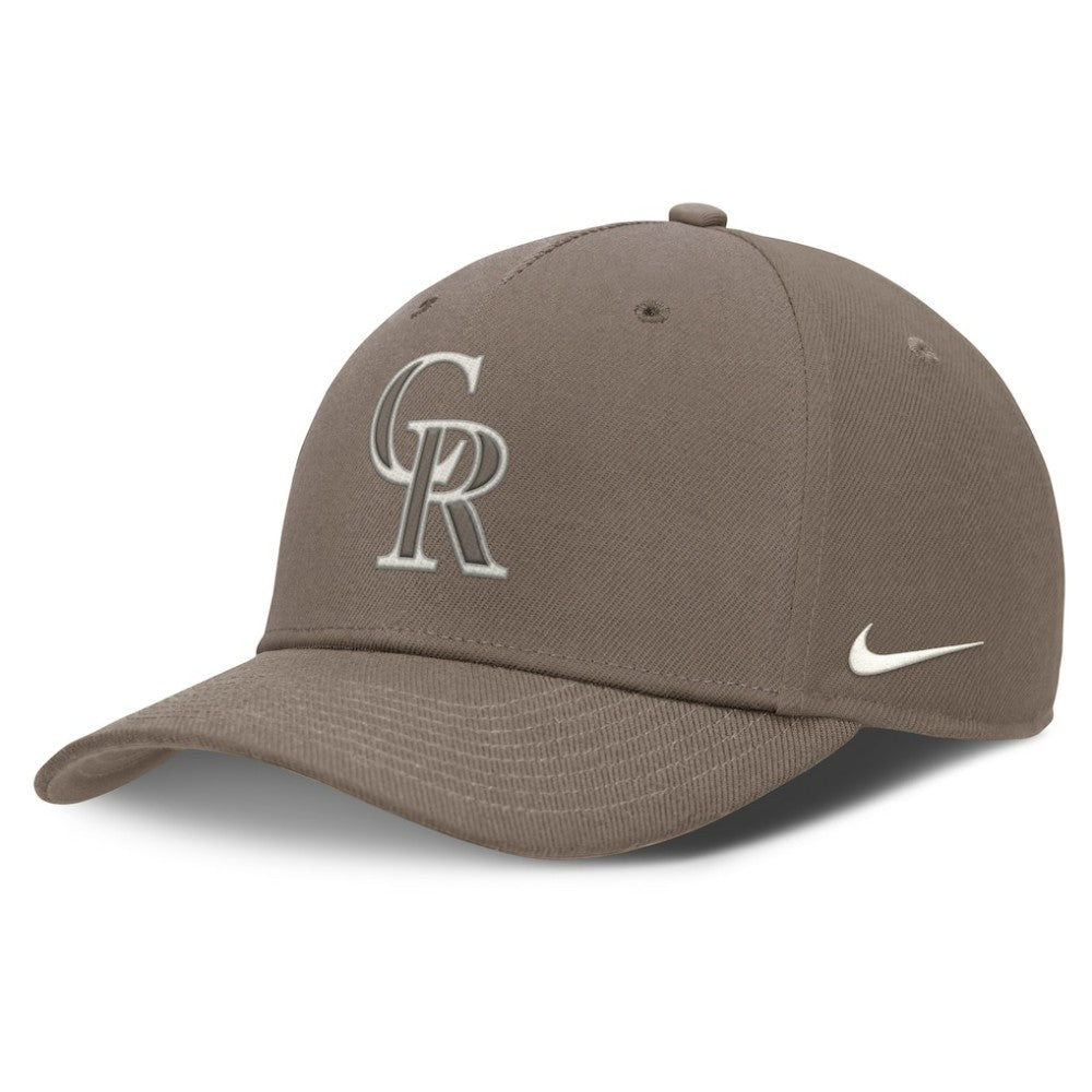 Brown Colorado Rockies Nike Rise Performance Adjustable Hat