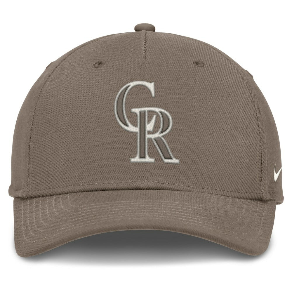 Brown Colorado Rockies Nike Rise Performance Adjustable Hat