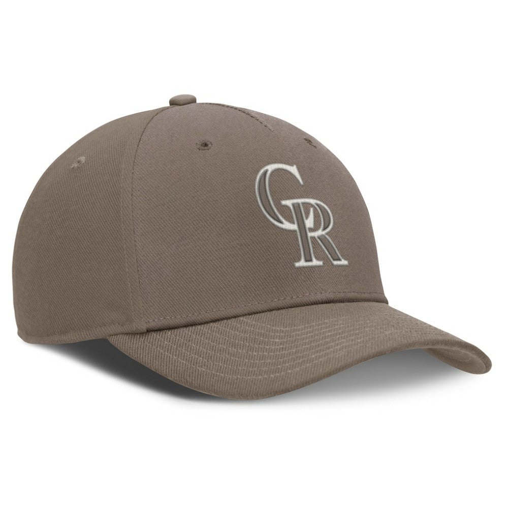 Brown Colorado Rockies Nike Rise Performance Adjustable Hat