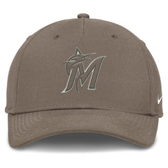Brown Miami Marlins Nike Rise Performance Adjustable Hat