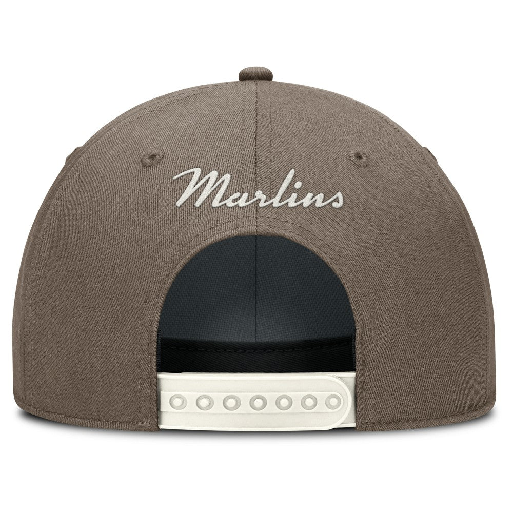 Brown Miami Marlins Nike Rise Performance Adjustable Hat