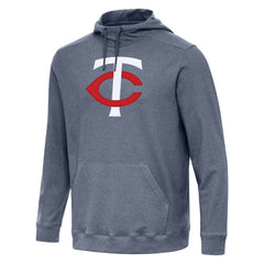 Heather Navy Minnesota Twins Antigua Cloud Pullover Hoodie