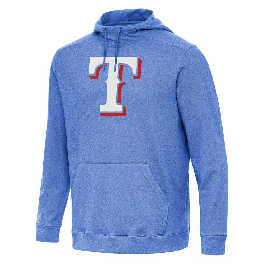 Heather Royal Texas Rangers Antigua Cloud Pullover Hoodie