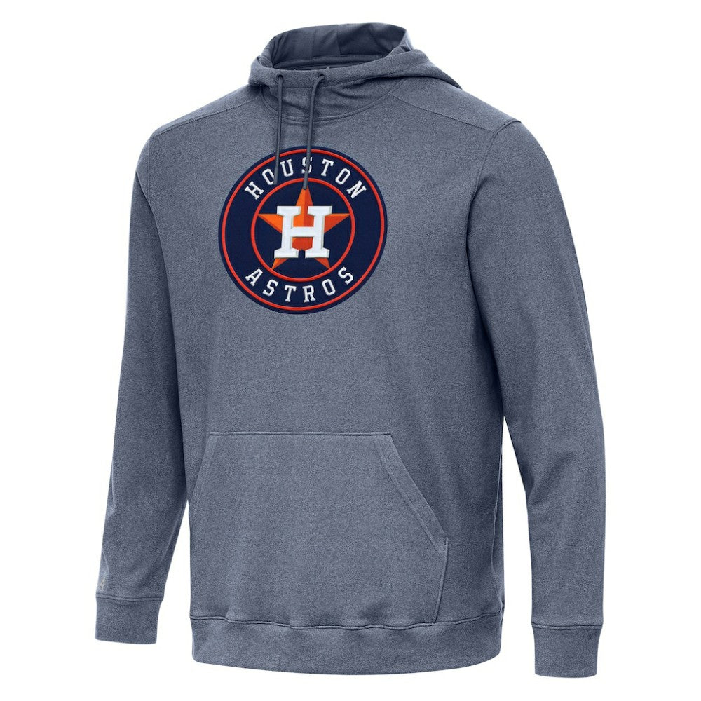 Heather Navy Houston Astros Antigua Cloud Pullover Hoodie