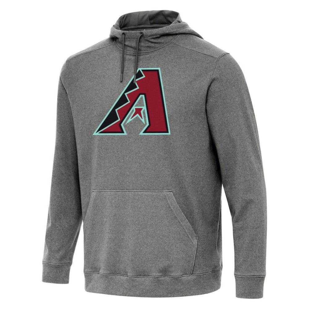 Heather Black Arizona Diamondbacks Antigua Cloud Pullover Hoodie