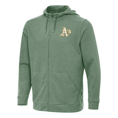 Hunter Green Athletics Antigua Effortless Full-Zip Hooded Jacket
