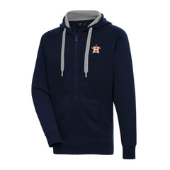 Navy Houston Astros Antigua Big & Tall Victory Full-Zip Hoodie Jacket