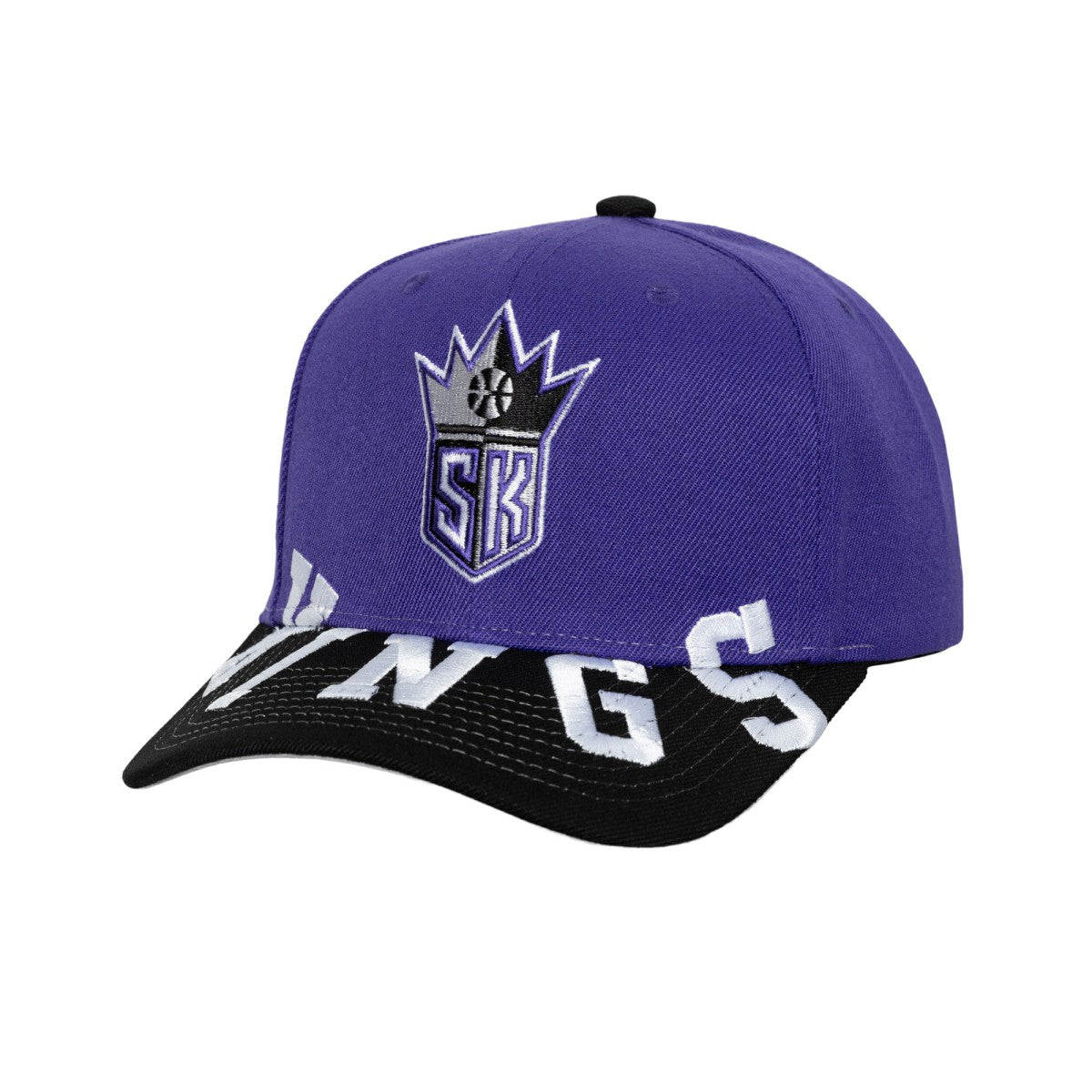Mitchell & Ness Sacramento Kings Underarch Two-Tone Pro Crown Snapback Hat