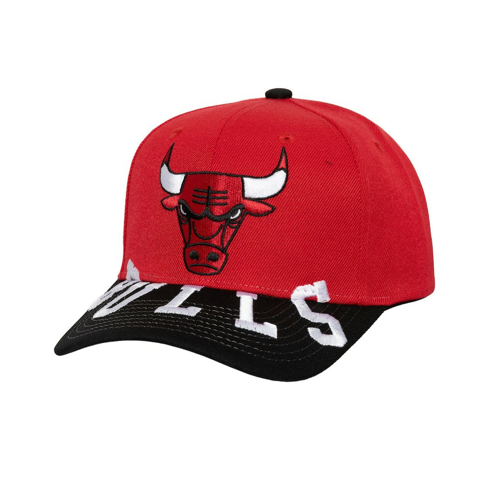 Mitchell & Ness Chicago Bulls Underarch Two-Tone Pro Crown Snapback Hat