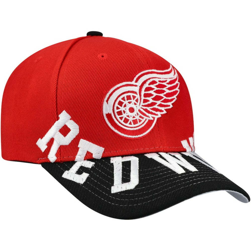 NHL Detroit Red Wings Mitchell & Ness Underarch Two-Tone Pro Crown Snapback Hat