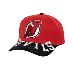 NHL New Jersey Devils Mitchell & Ness Underarch Two-Tone Pro Crown Snapback Hat