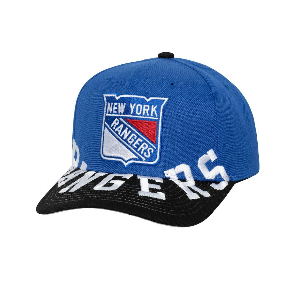 NHL New York Rangers Mitchell & Ness Underarch Two-Tone Pro Crown Snapback Hat
