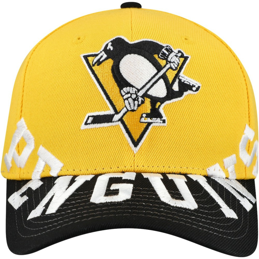 NHL Pittsburgh Penguins Mitchell & Ness Underarch Two-Tone Pro Crown Snapback Hat