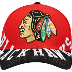 NHL Chicago Blackhawks Mitchell & Ness Underarch Two-Tone Pro Crown Snapback Hat
