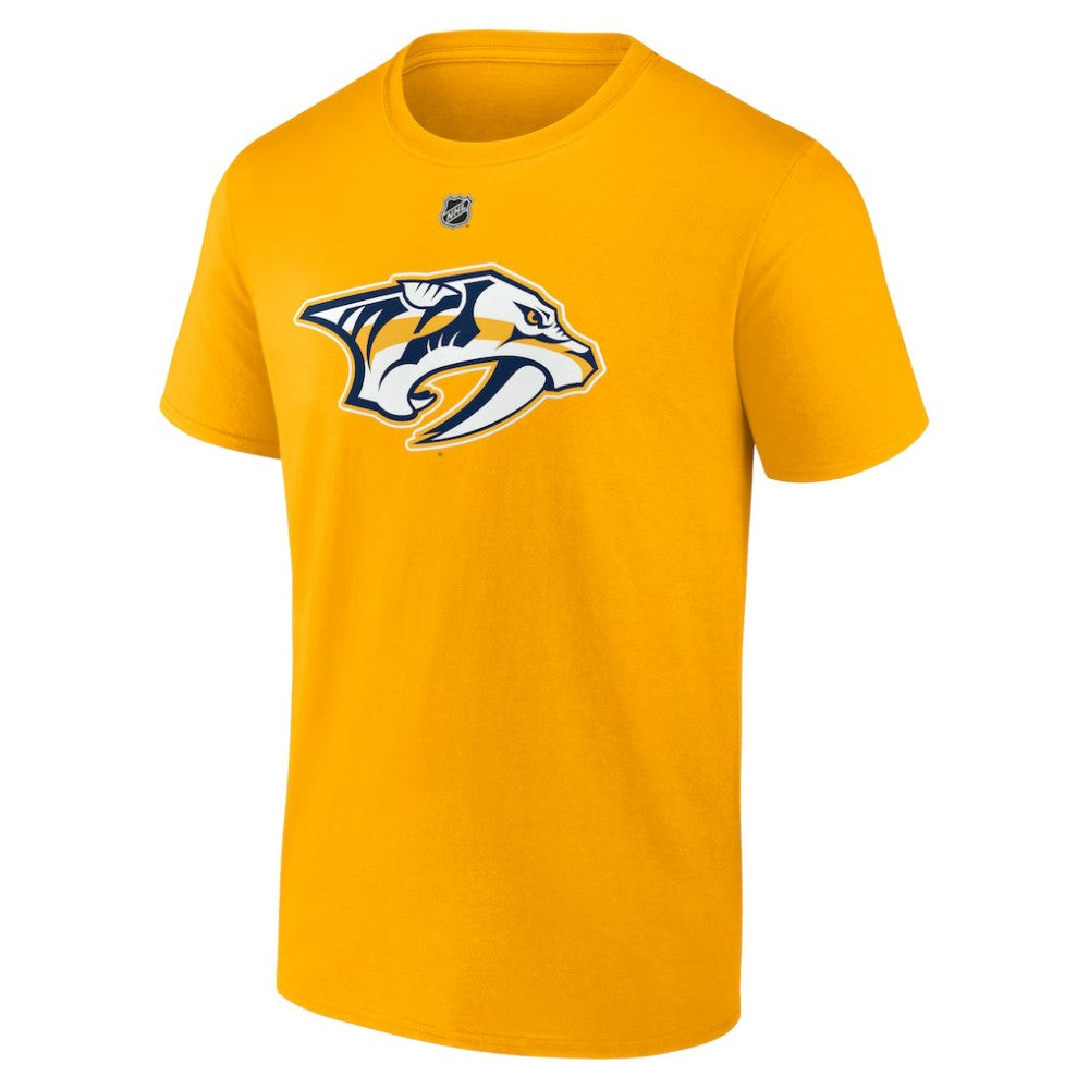 NHL Steven Stamkos Nashville Predators Fanatics Authentic Stack Name & Number T-Shirt