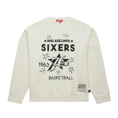 Mitchell & Ness Philadelphia 76ers Women's Hardwood Classics Pullover Sweatshirt