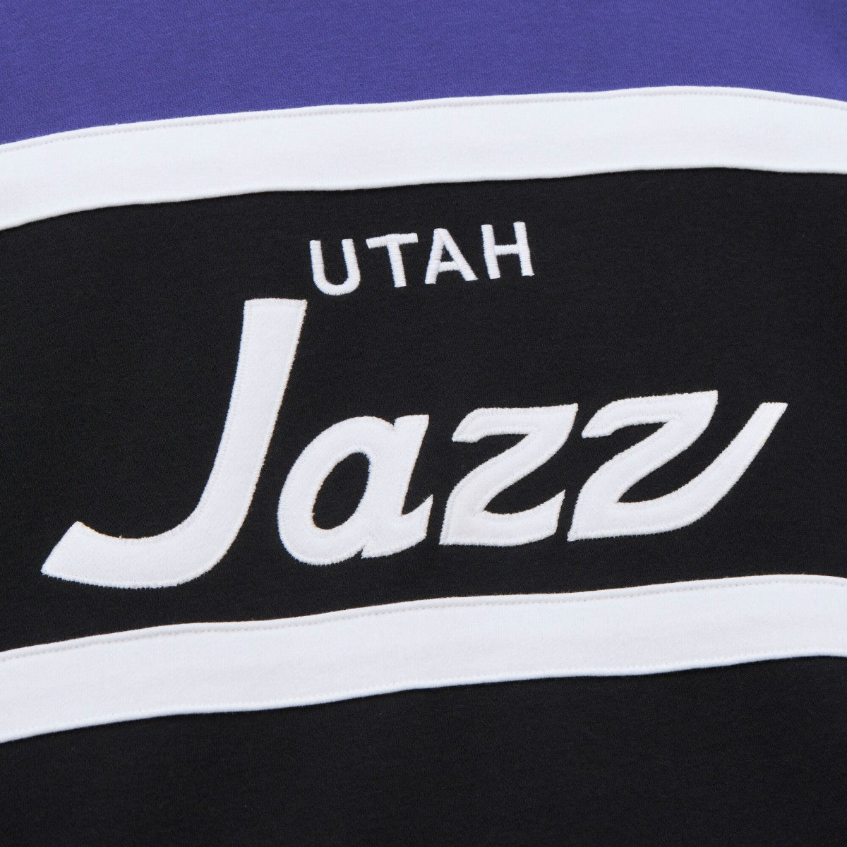 Mitchell & Ness Utah Jazz Hardwood Classics Vintage Logo Head Coach Pullover Sweatshirt