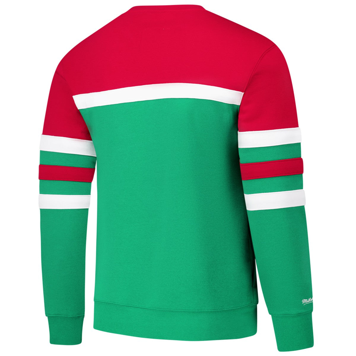 Mitchell & Ness Milwaukee Bucks Hardwood Classics Vintage Logo Head Coach Pullover Sweatshirt