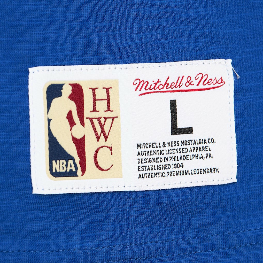 Mitchell & Ness Golden State Warriors Hardwood Classics Felt Applique Slub T-Shirt sale