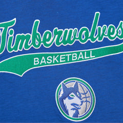 Mitchell & Ness Minnesota Timberwolves Hardwood Classics Felt Applique Slub T-Shirt