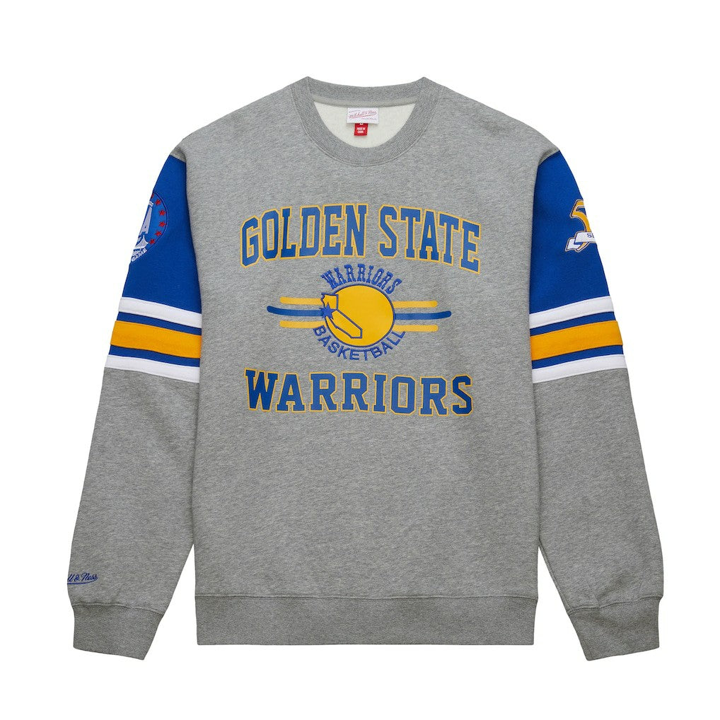Mitchell & Ness Golden State Warriors Hardwood Classics All Over 4.0 Pullover Sweatshirt sale
