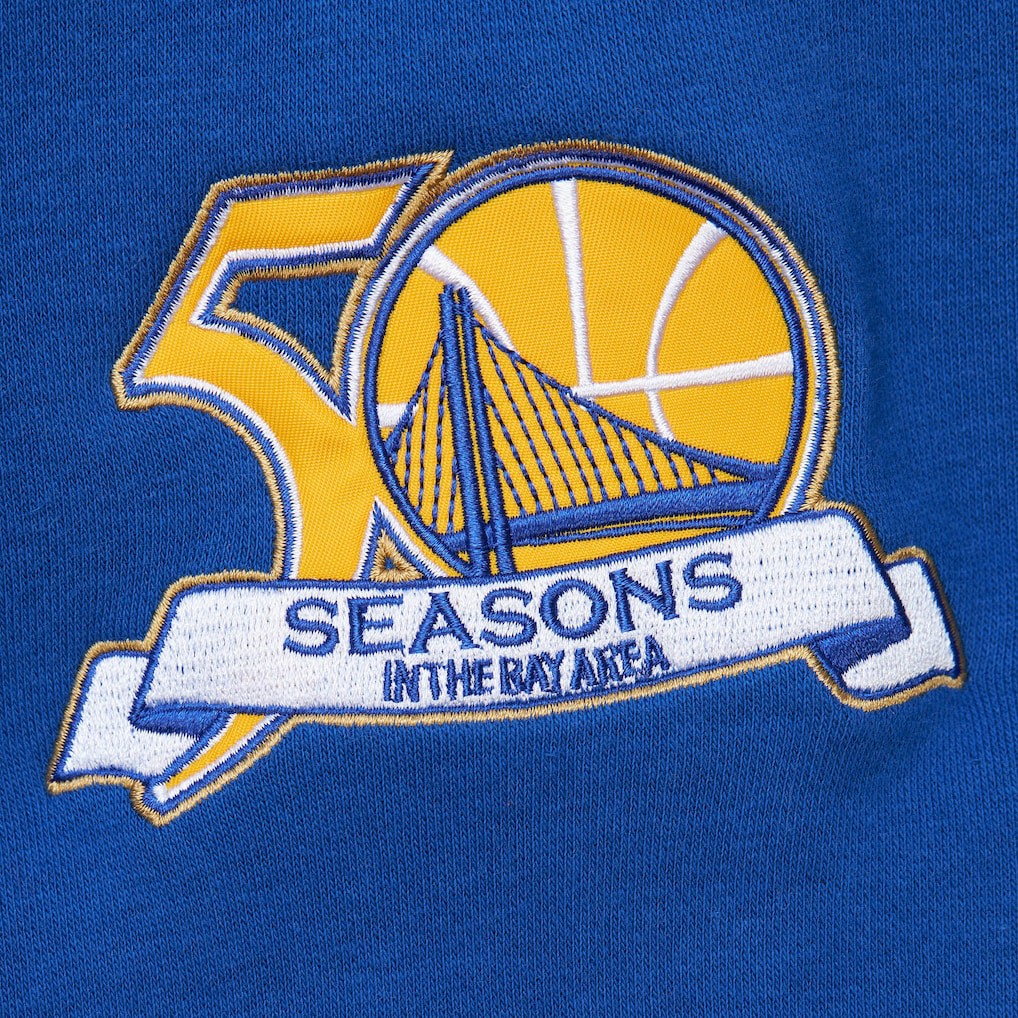 Mitchell & Ness Golden State Warriors Hardwood Classics All Over 4.0 Pullover Sweatshirt sale
