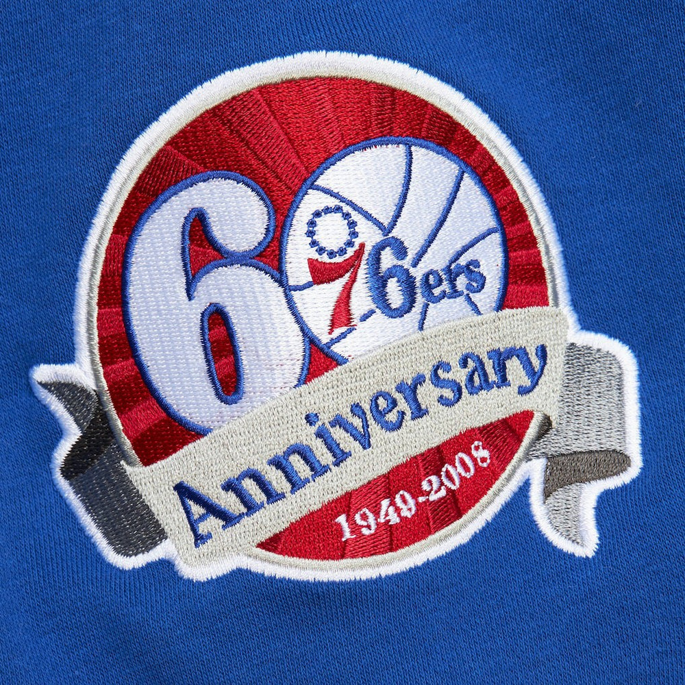 Mitchell & Ness Philadelphia 76ers Hardwood Classics All Over 4.0 Pullover Sweatshirt